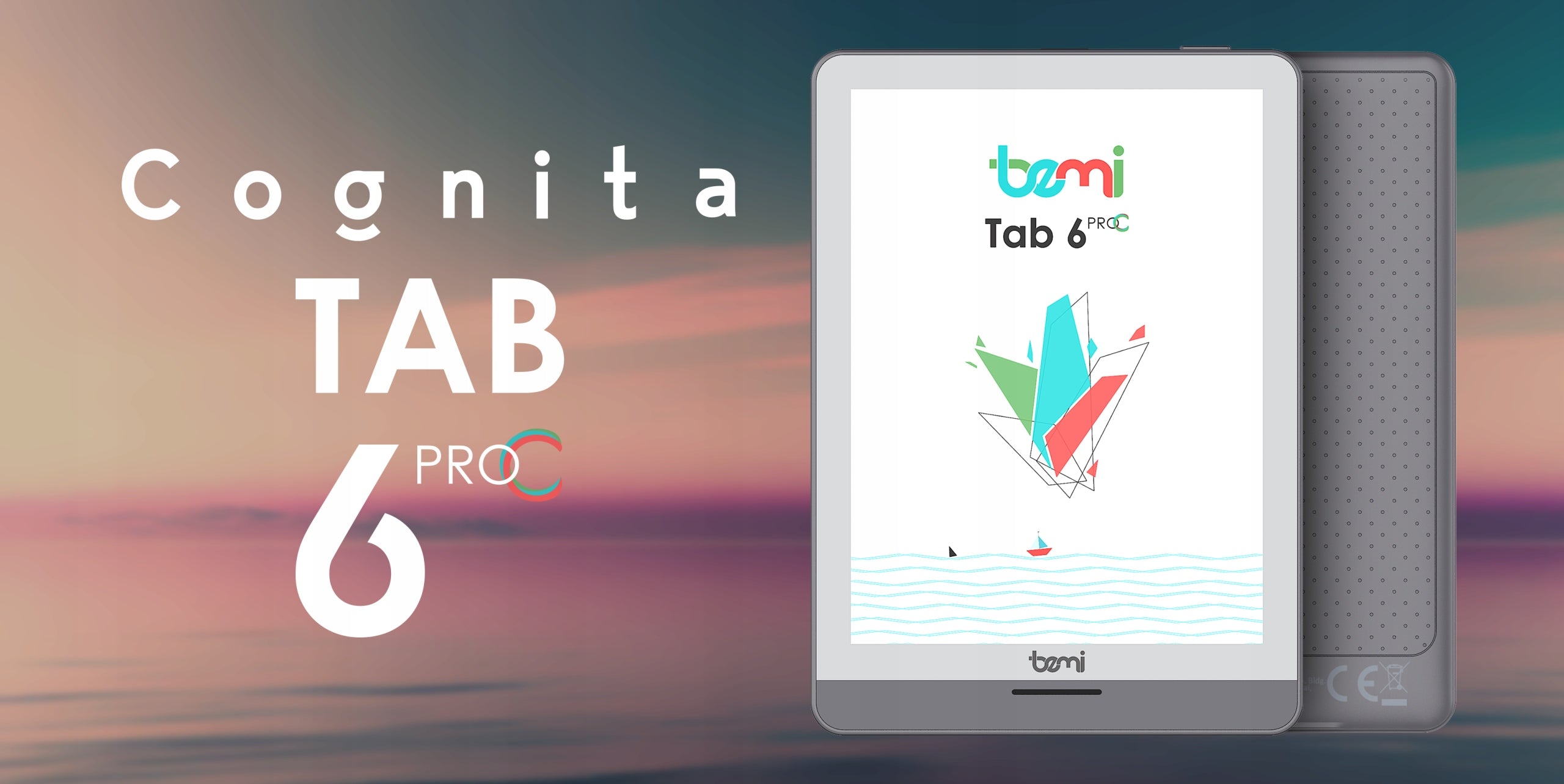 Reader Bemi Cognita Tab 6 ProC 6"color 3/32GB wifi BT Legimi 30 days freebie Packaging status original