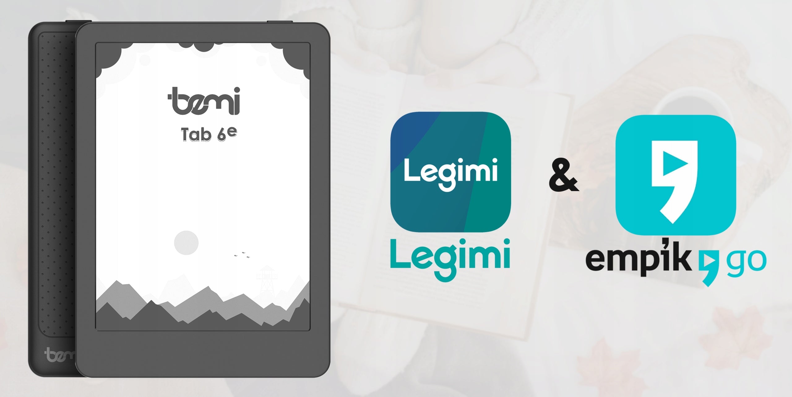 Reader Bemi Cognita Tab 6e 32GB 6inch wifi/BT android legimi black Manufacturer code BRCT6EBB