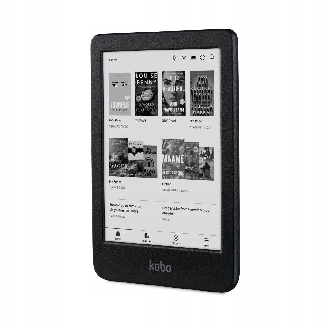 Reader Kobo Clara BW (N365B) 16 GB 6 " black Manufacturer code N365-KU-BK-K-EP
