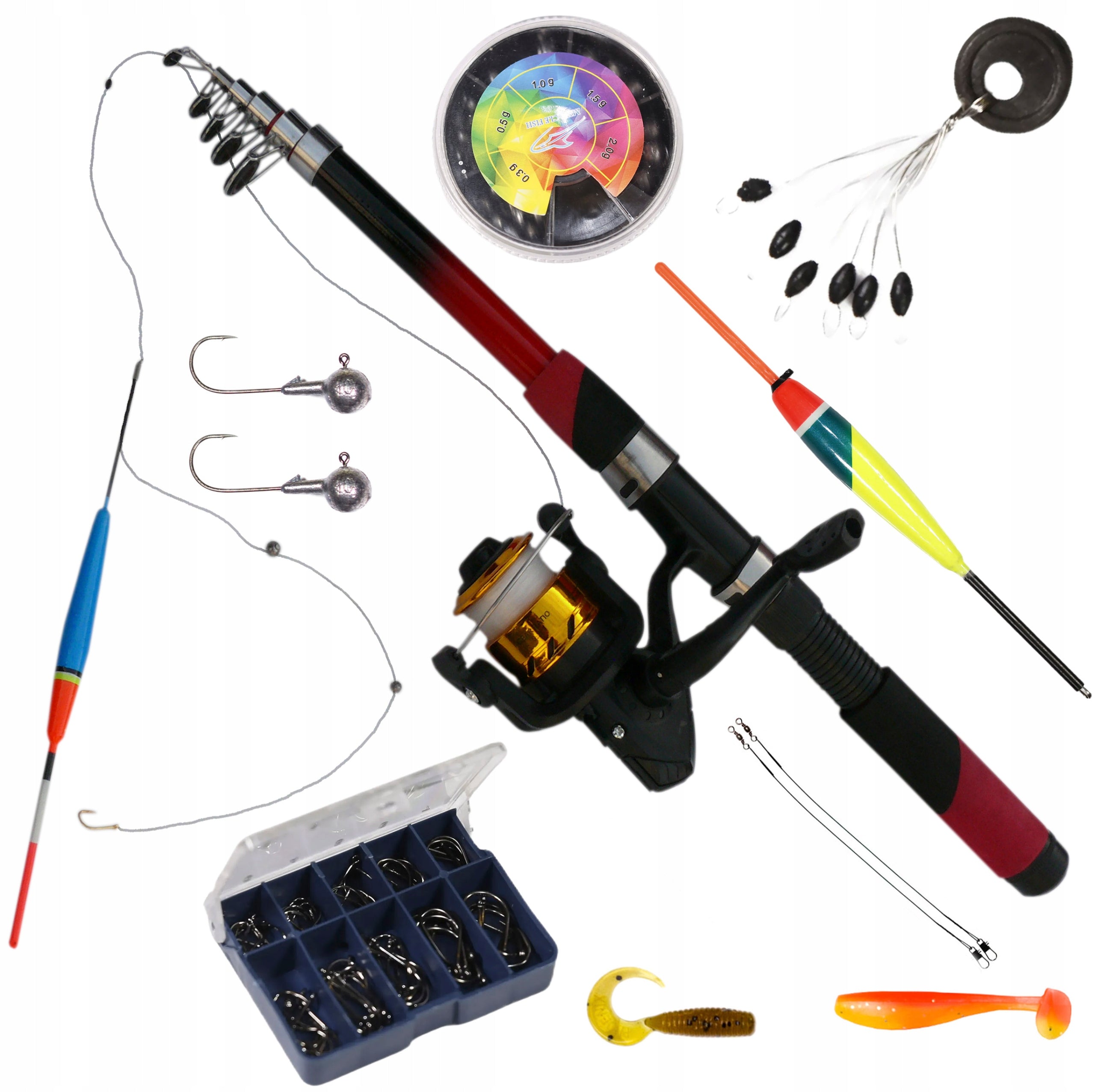 Ready Fishing Set, Float, Spinning Rod 2,10m - ZEST-W-02