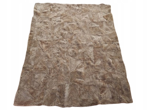 Real Sheepskin Natural Carpet Leather Bedspread