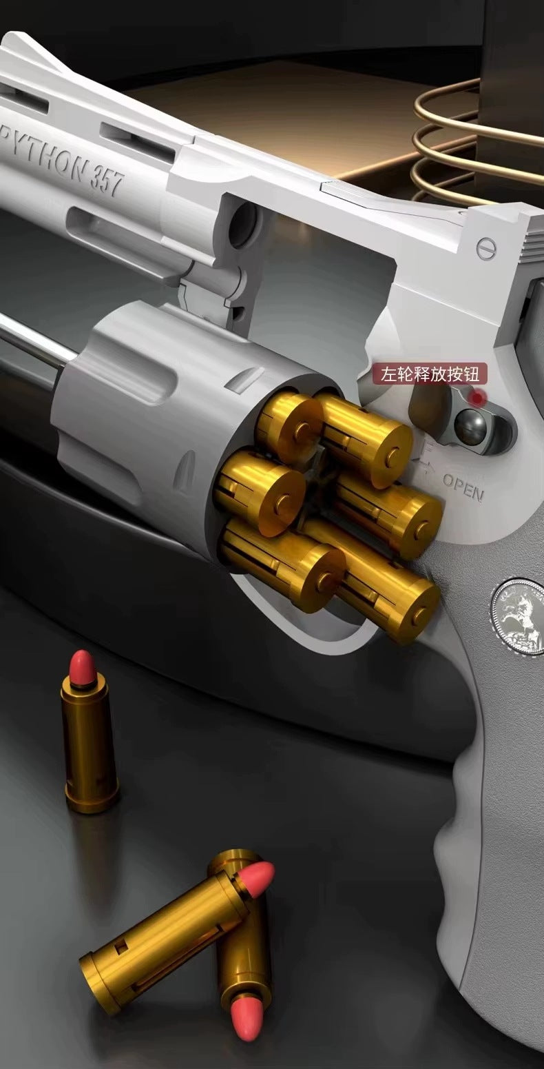 Realistic Revolver Toy Python 357 13 Bullets 7 Scales 28 cm Manufacturer code Python 357