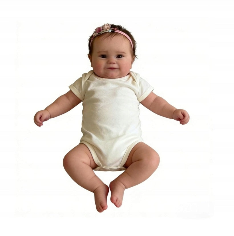 Reborn Baby Silicone lalka 49 cm Fabric body