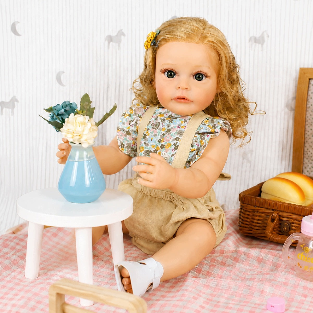 Reborn Doll 22 Inch Vinyl Girl, Full Brand no brand
