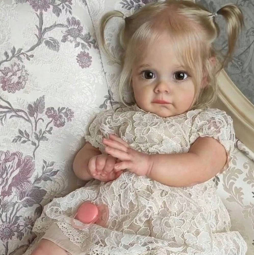Reborn doll like a real beautiful long hair 55cm Brand no brand
