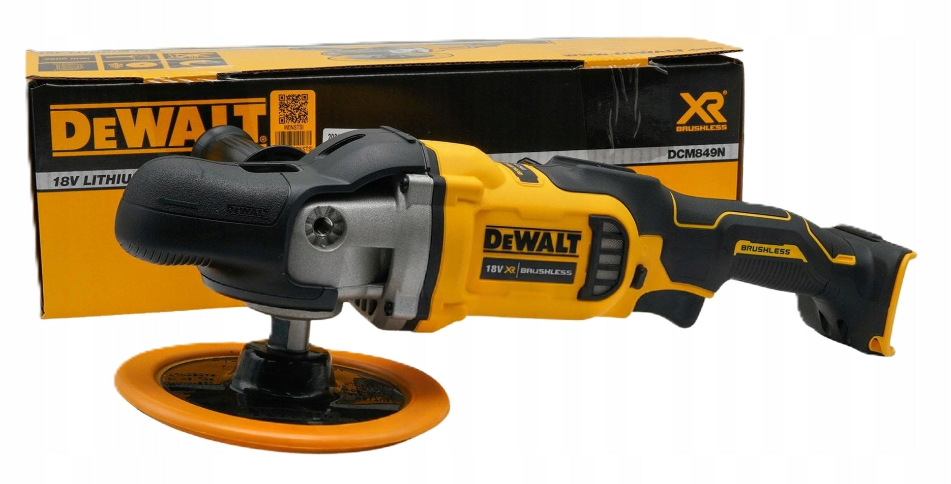 Rechargeable Eccentric Polisher DeWalt DCM849N 18V 180 mm BODY