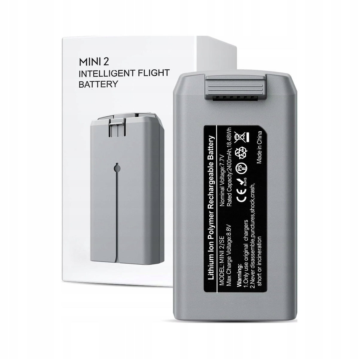 Rechargeable battery for DJI Mini 2 / 2SE / mini 4k 2400mAh drone