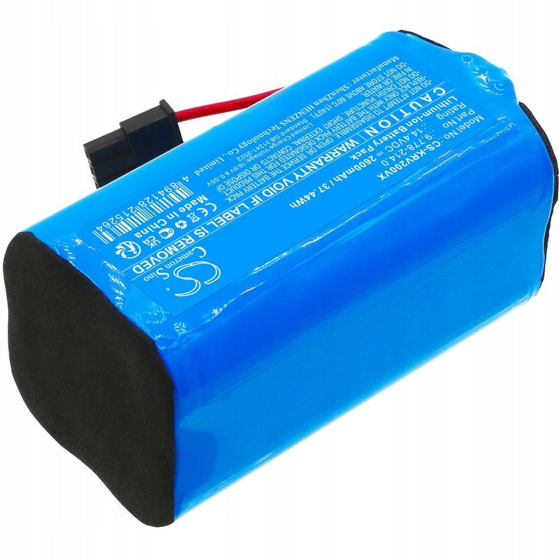 Rechargeable battery for Karcher Rcv 2, Rcv 3, 2600 mAh, Li-Ion Model Karcher RCV 2