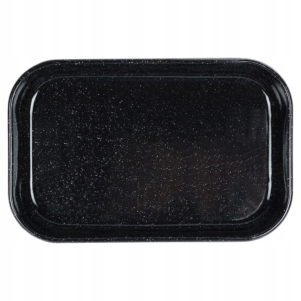 Rectangular enamel pan 6 l, 42x27x7 cm Capacity 6 l