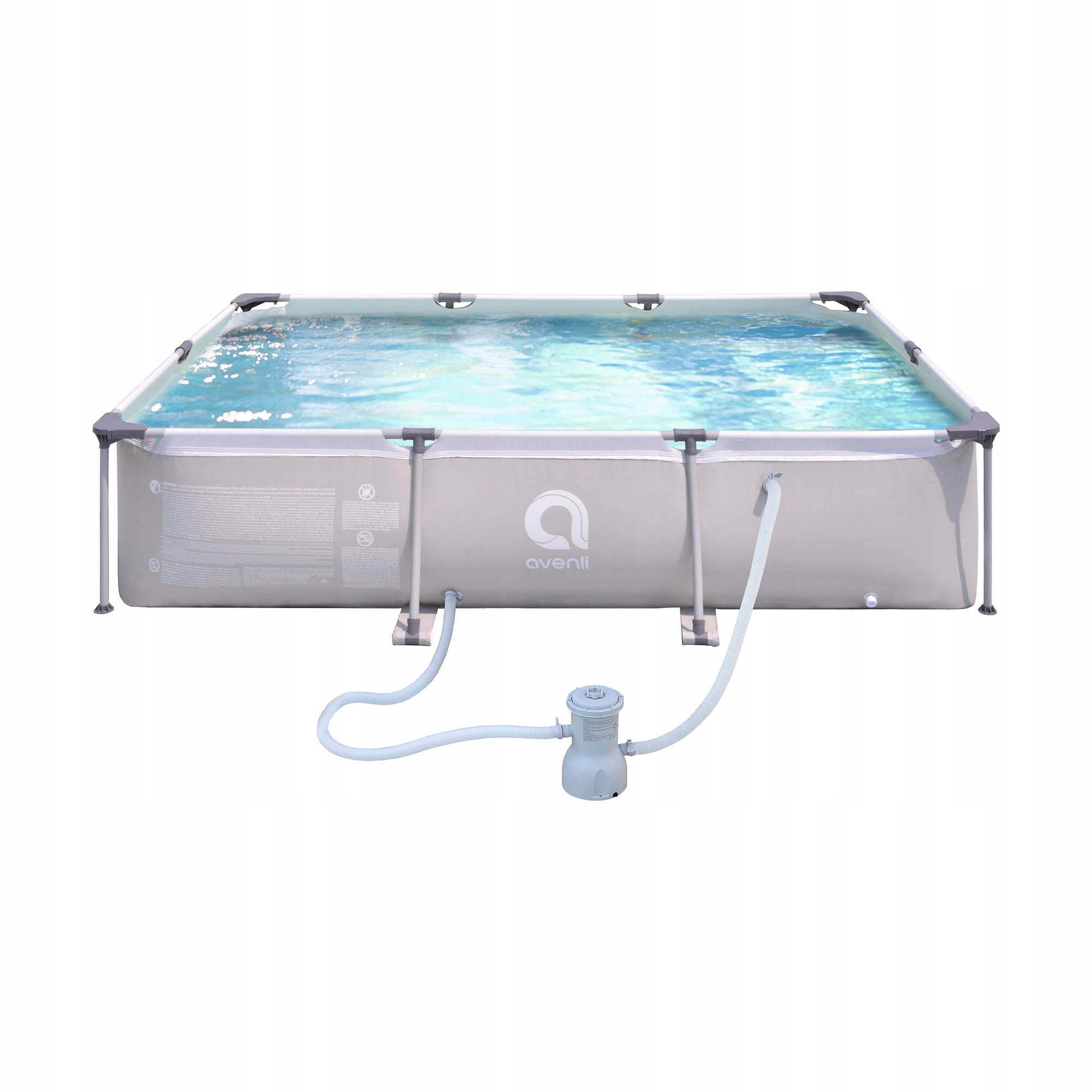 Rectangular frame pool Avenli 300 x 207 cm + pump