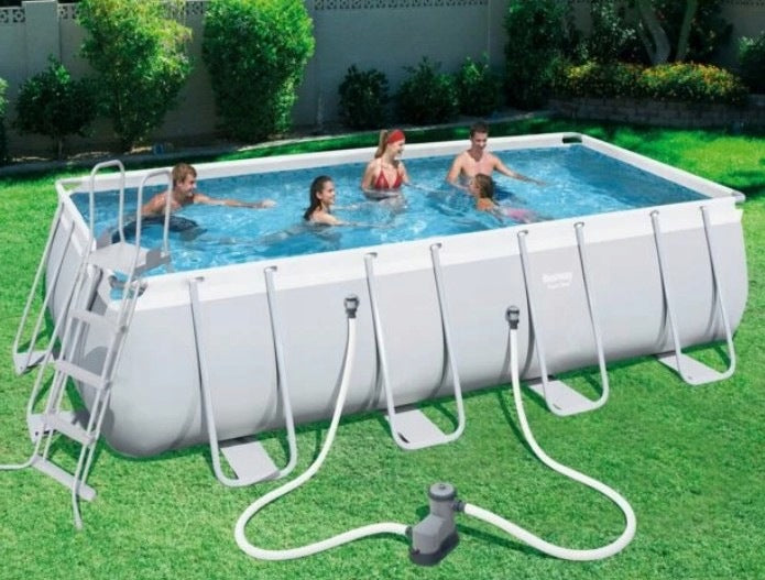 Rectangular frame pool Bestway 412 x 201 x122 cm 56456 Manufacturer code Bestway Power Steel Set