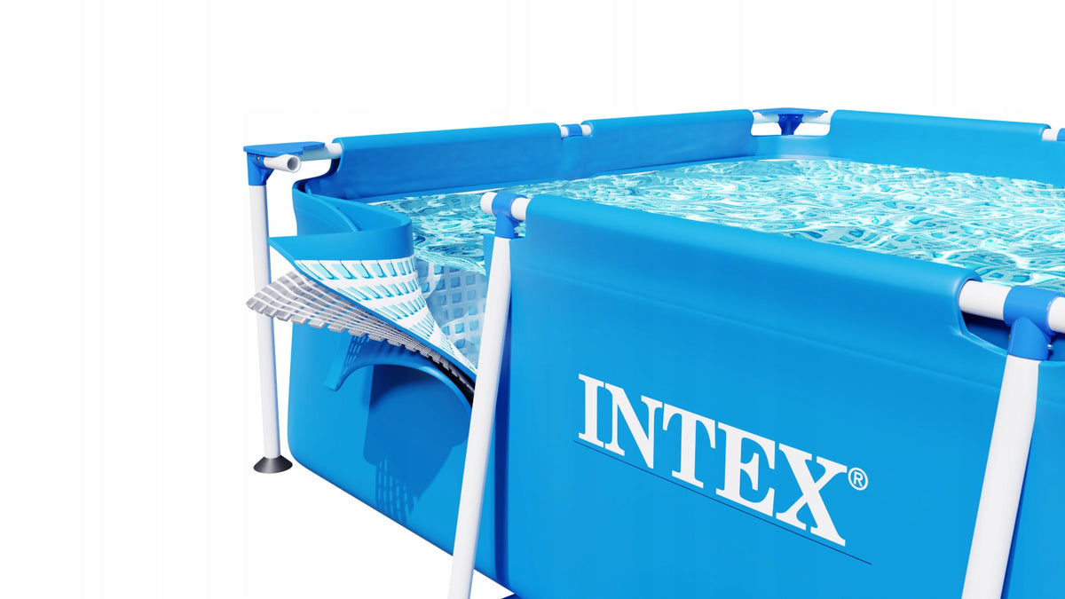 Rectangular frame pool Intex 450 x 220 cm Brand Intex