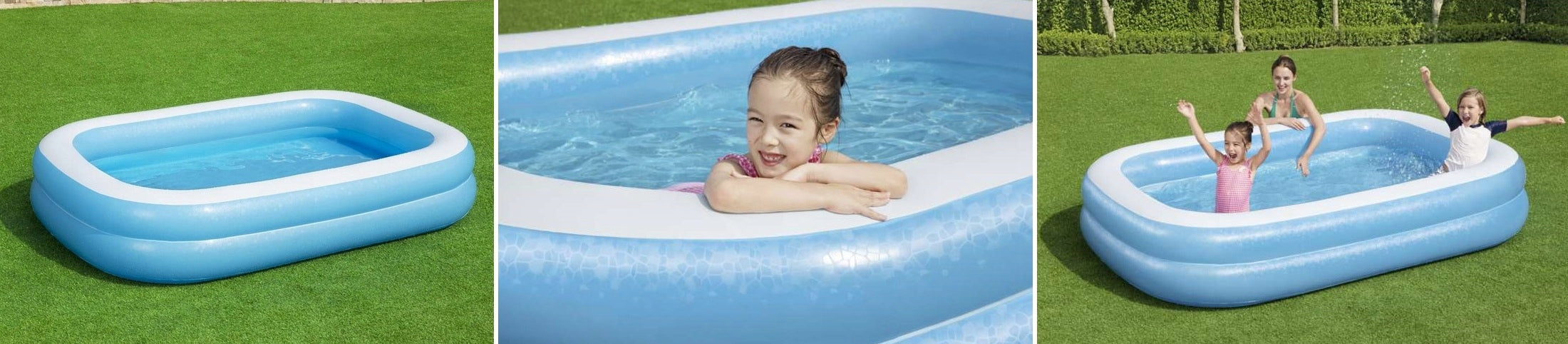 Rectangular inflatable pool 200 x 150 cm Brand no brand