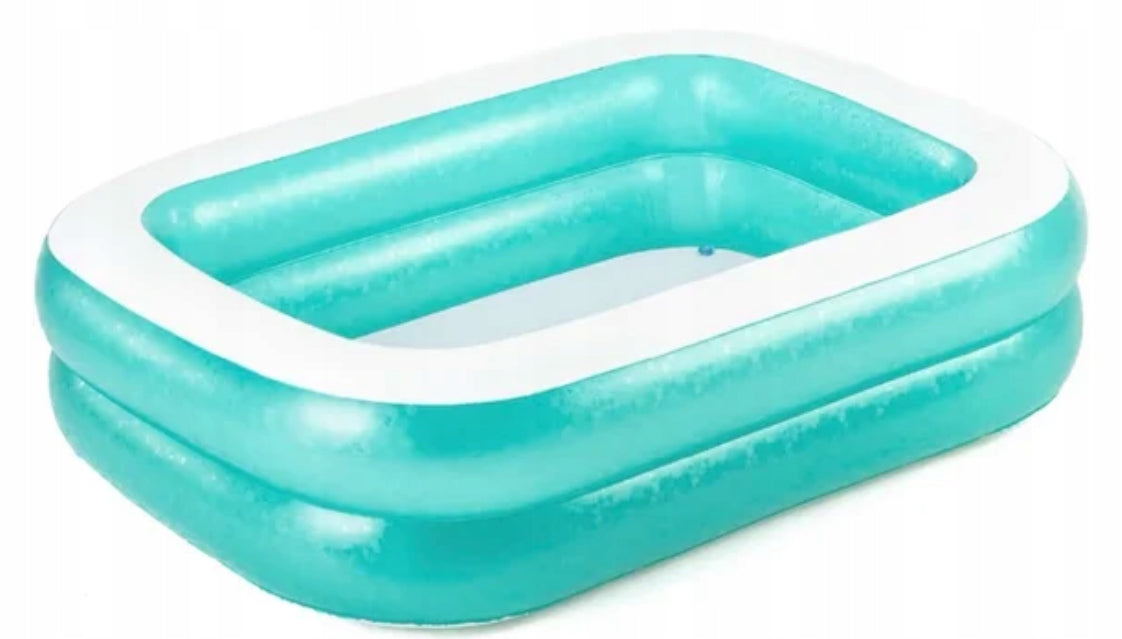 Rectangular inflatable pool One Two Fun 262 x 175 cm