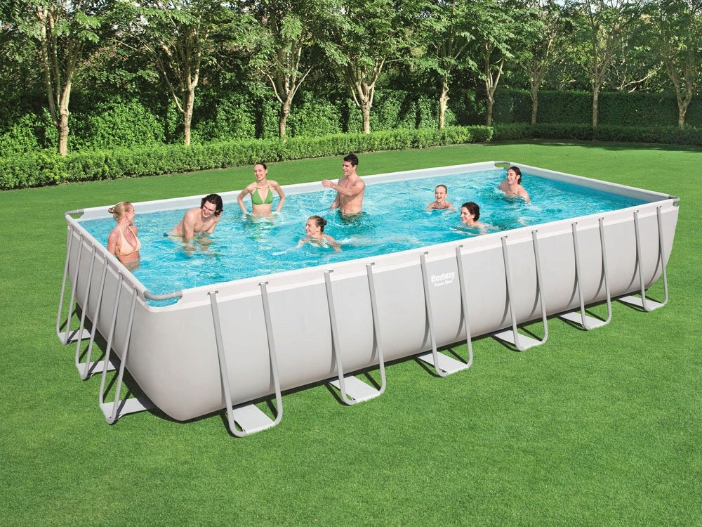Rectangular rack pool Bestway 732 x 366 cm 56475 sand pump