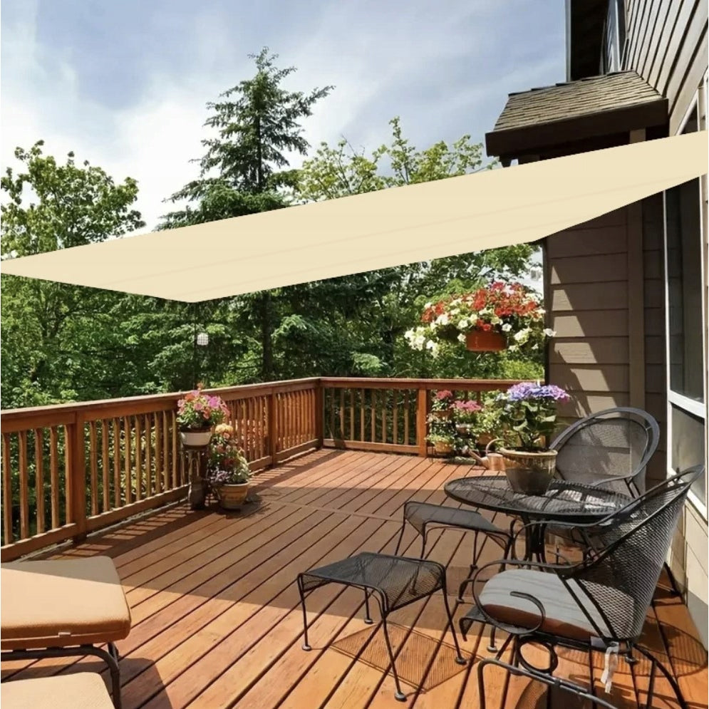 Rectangular sun sail 3x2 m beige Gardlov Brand Gardlov