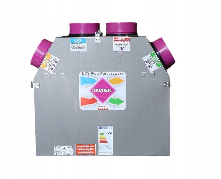 Recuperator 250 ionizer ventilation unit Brand ECS