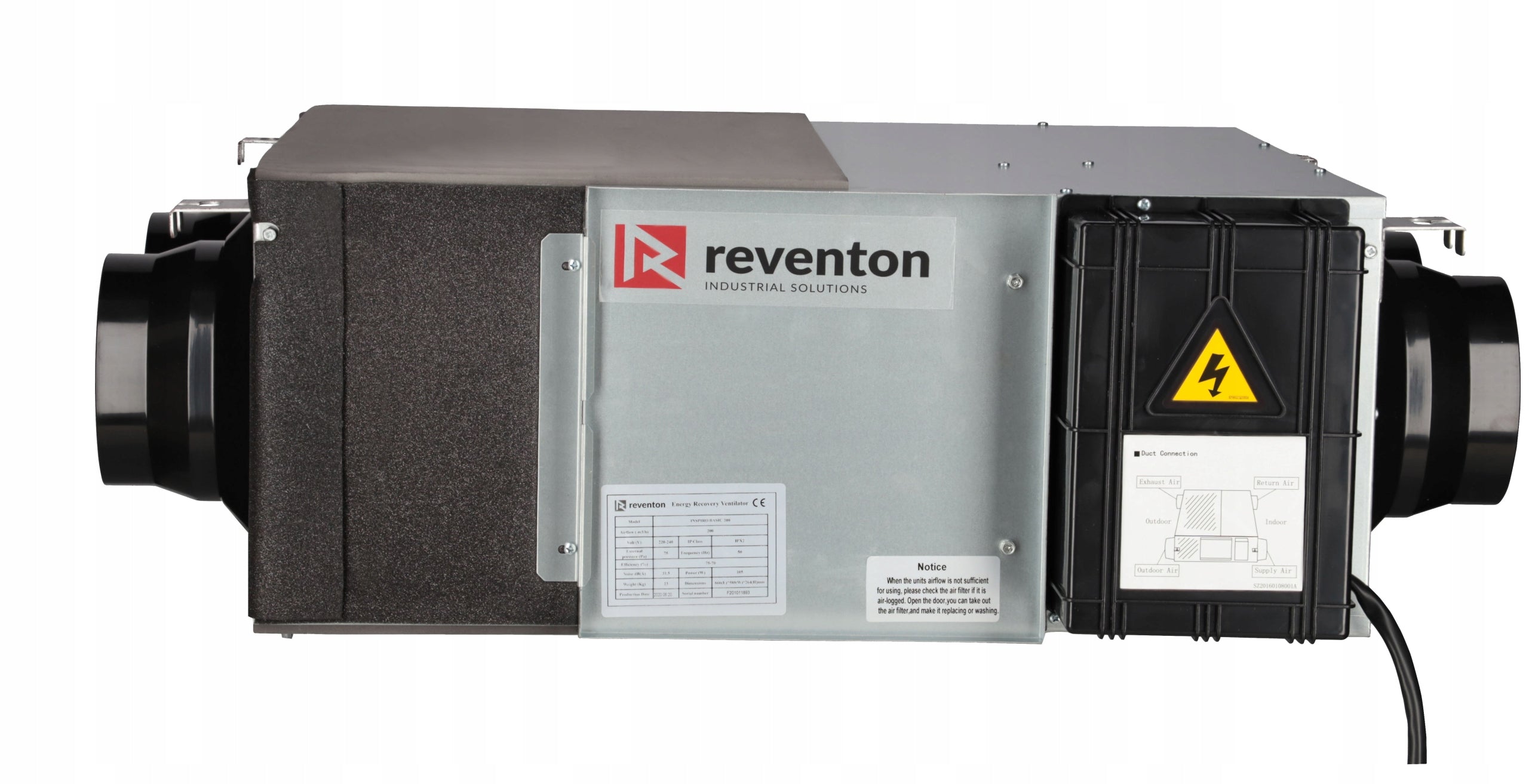 Recuperator 400m3/h - Reventon Inspiro BASIC Packaging status original