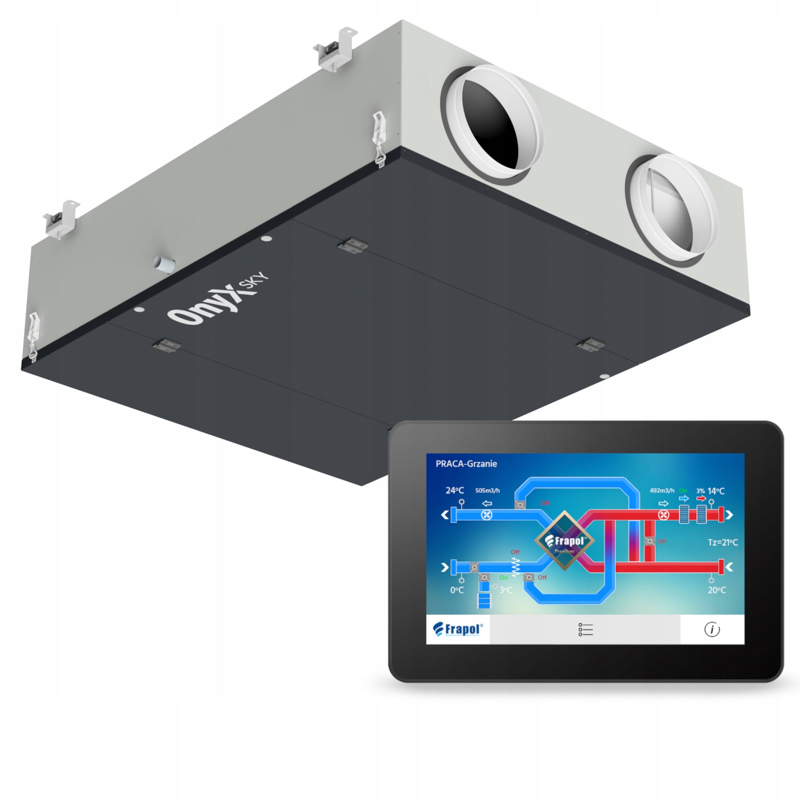 Recuperator FRAPOL OnyX Sky 750 driver ADVANCED