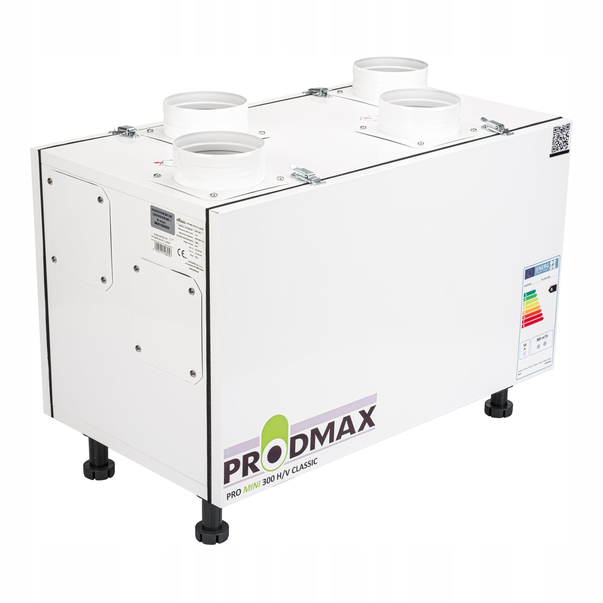 Recuperator PRO MINI 300H/V C Recuperation Control panel
