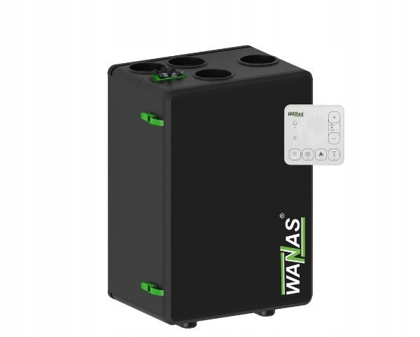 Recuperator WANAS BLACK 300V Ventilation unit + CONTROLLER