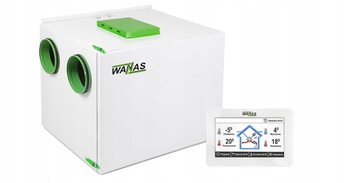 Recuperator WANAS CLASSIC 355 H_XF ventilation unit WiFi recuperation