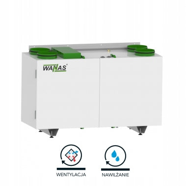 Recuperator WANAS COMBO 430V version right +mountable