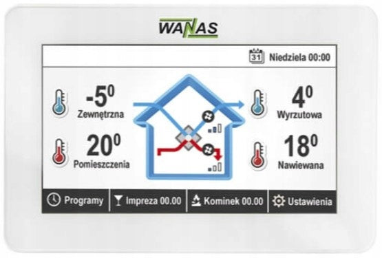 Recuperator Wanas Combo 430 V XF left version Manufacturer code Combo 430 V