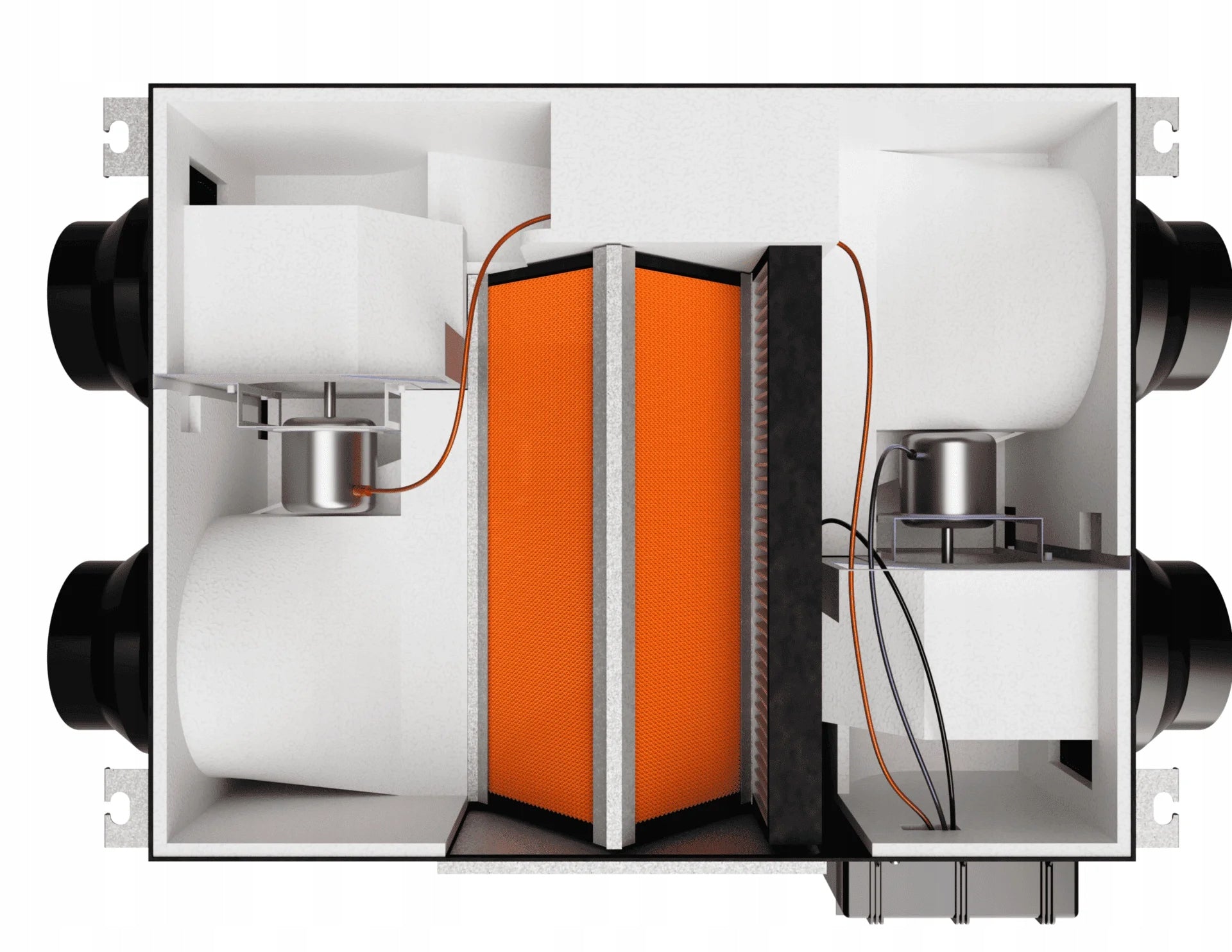 Recuperator ventilation unit 150 m3/h Reventon INSPIRO 150 + controller Range of energy efficiency classes A+ - G