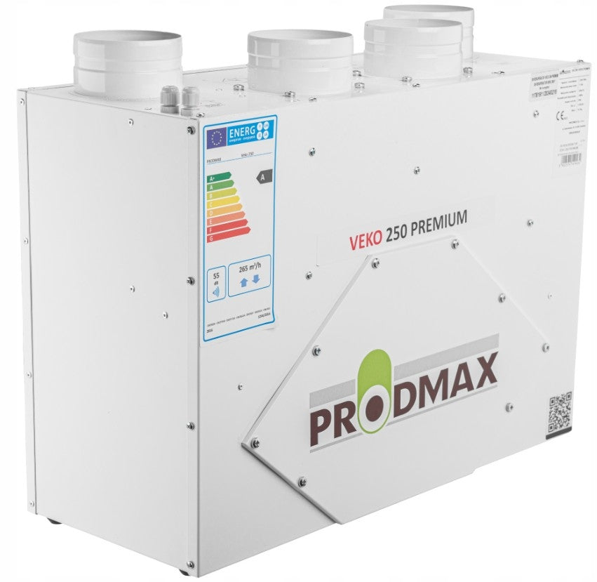 Recuperator ventilation unit 250 Veko Premium Enthalpic Prodmax