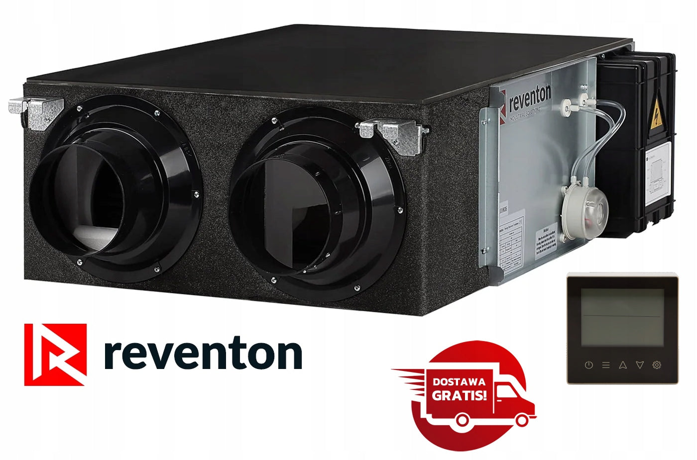 Recuperator ventilation unit 500 m3/h Reventon INSPIRO 500 + controller