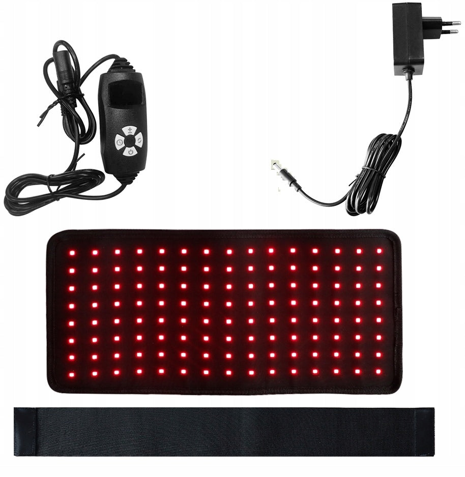 Red LED light therapy belt 660/850 nm 120 LEDs 20W 5 levels 6.