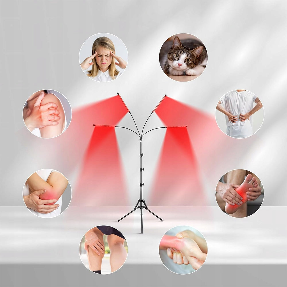 Red Light Therapy Lamp With Adjustable Tripod Convenient Medical device no