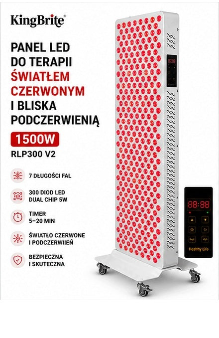 Red Light Therapy Panel And Near Infrared LED 1500W 7 Waves