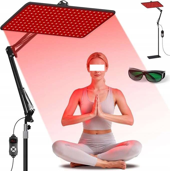 Red Light Therapy Therapeutic Lamp 660/850/940nm with Timer 50W
