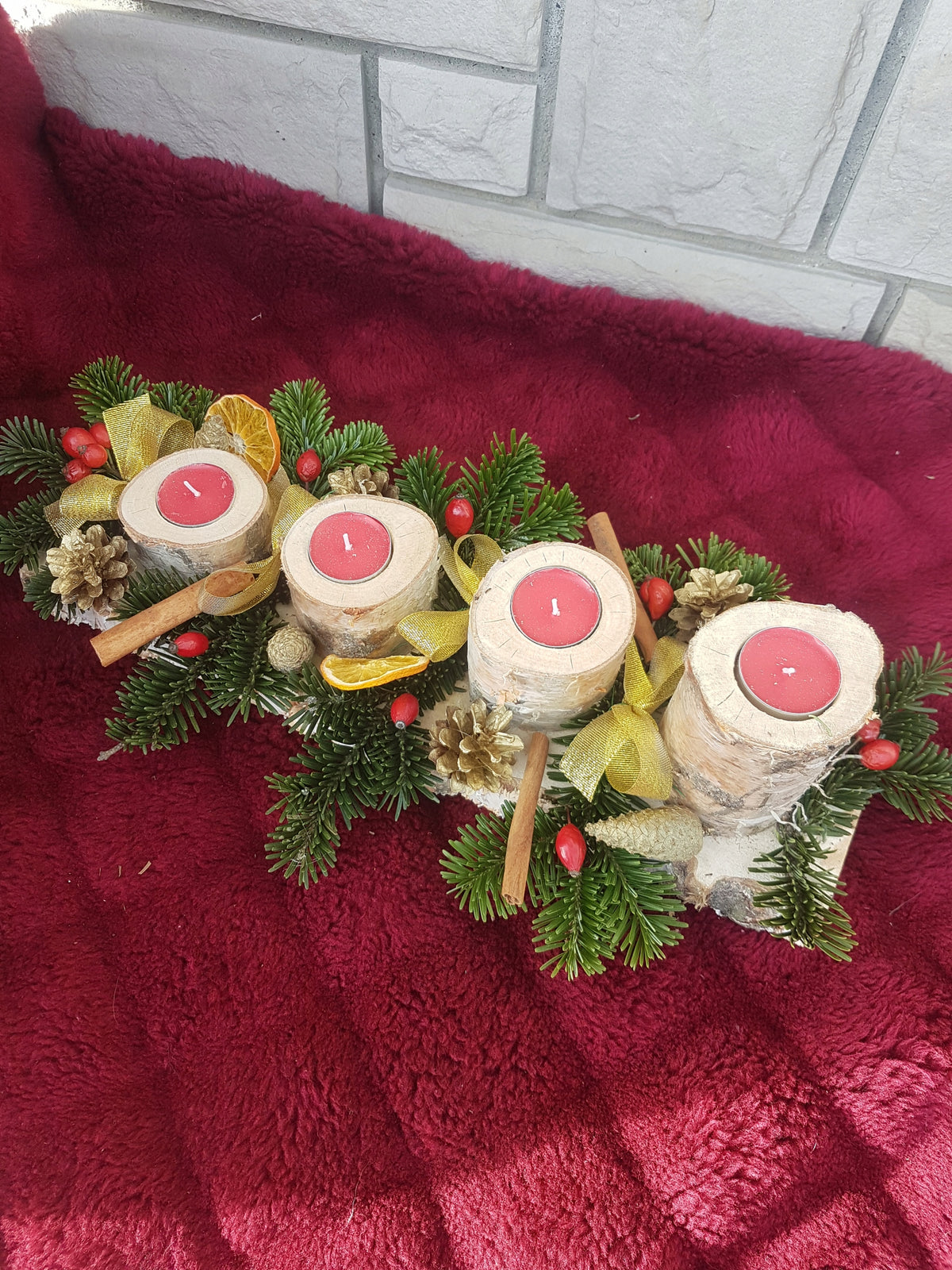 Reed, Advent Wreath, Table Decoration [S5] Brand no brand