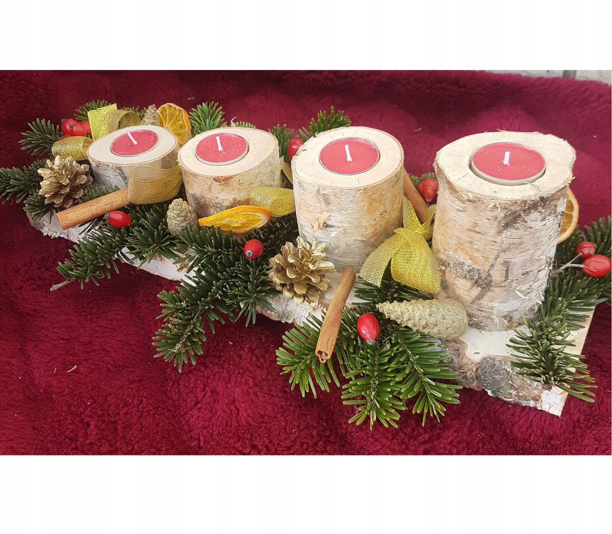 Reed, Advent Wreath, Table Decoration [S5] Manufacturer code stroik2020