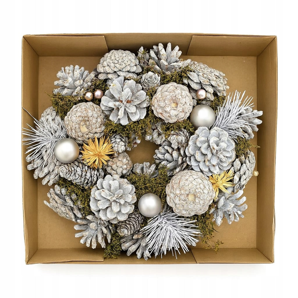 Reed Wreath Occasional Christmas Decoration For Grave Cemetery 443/4 EAN (GTIN) 5905118053526
