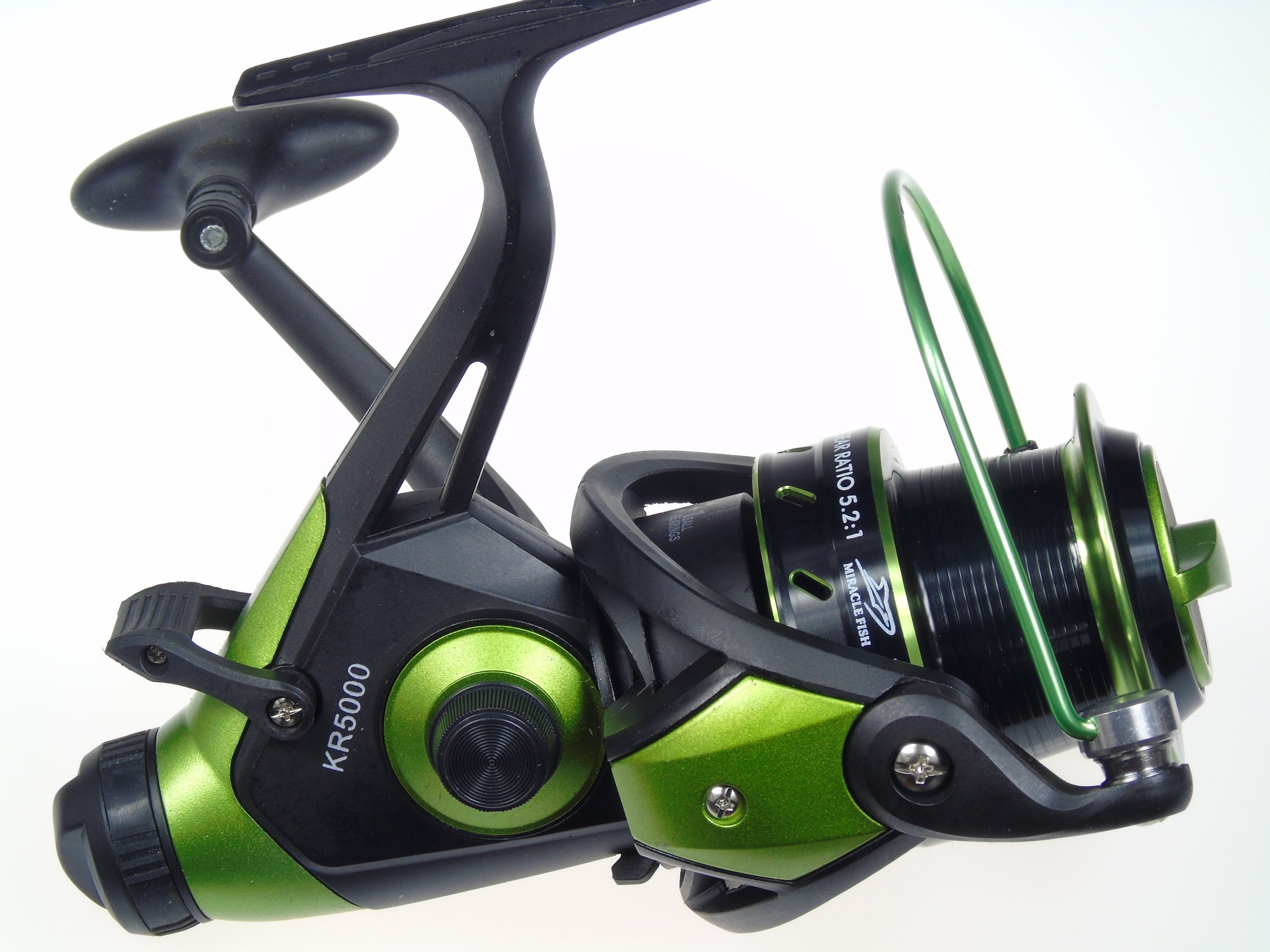 Reel KR 5000 free gear FEEDER 7 + 1 bearings GREEN RUNNER Carp carp EAN (GTIN) 6932849252385
