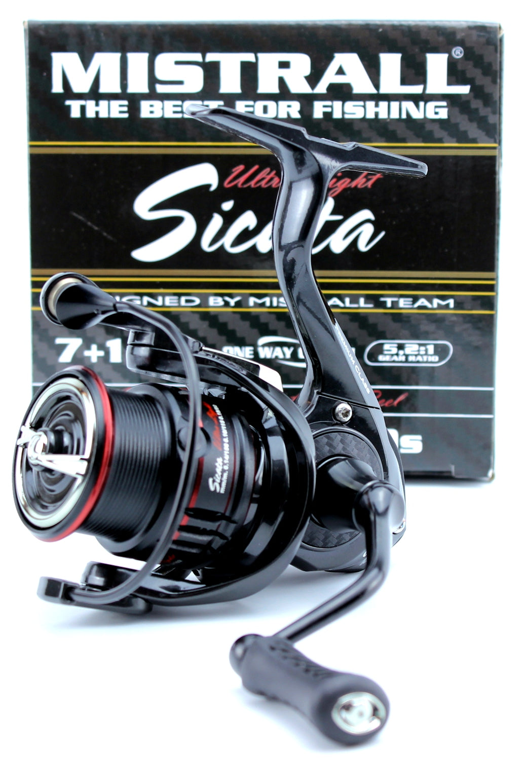 Reel MISTRALL SICATA ULTRA LIGHT FD 1000S 7+1 Carbon Packaging status original