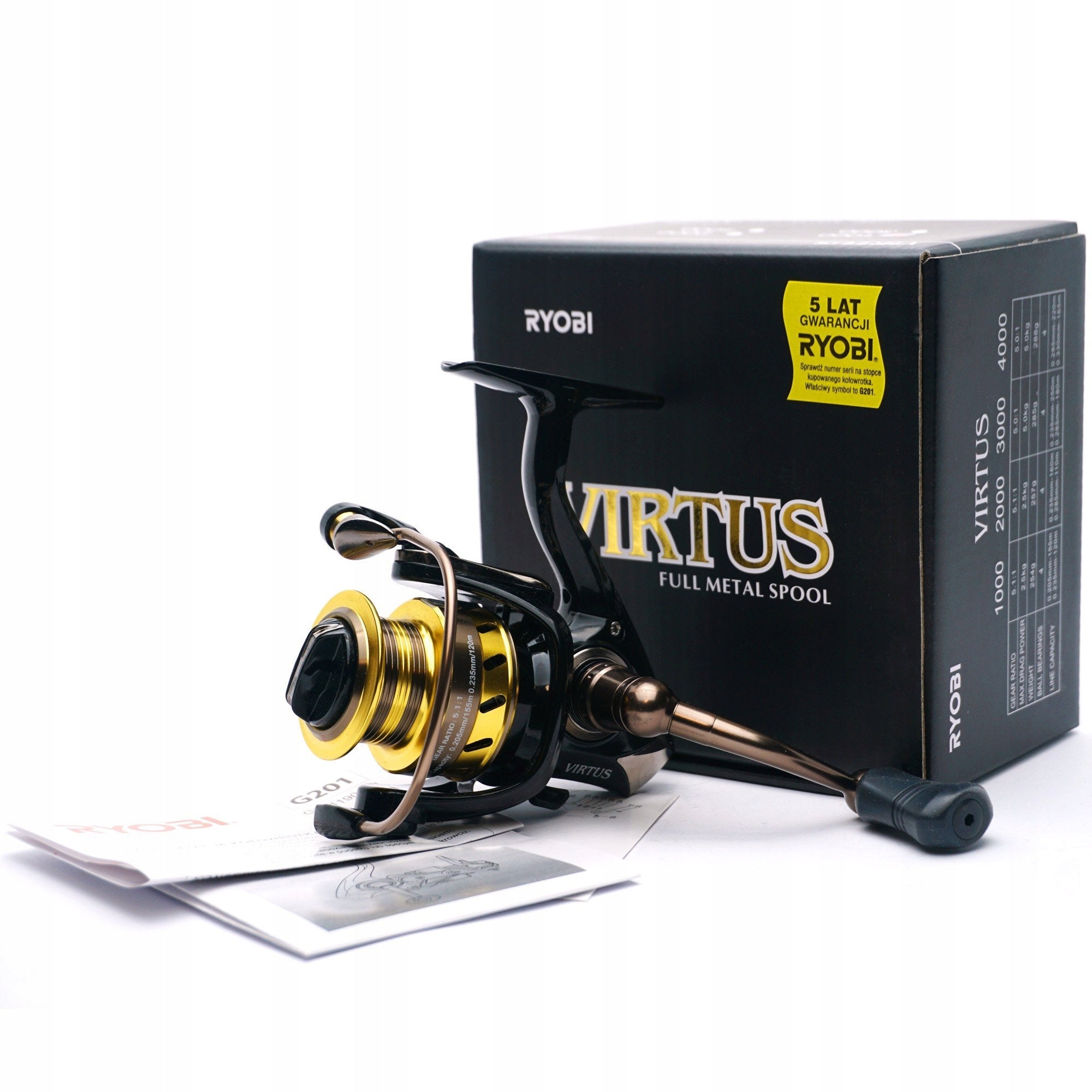 Reel Ryobi Virtus 4000 FD 5.0:1 Manufacturer code CHW-VIR-4000