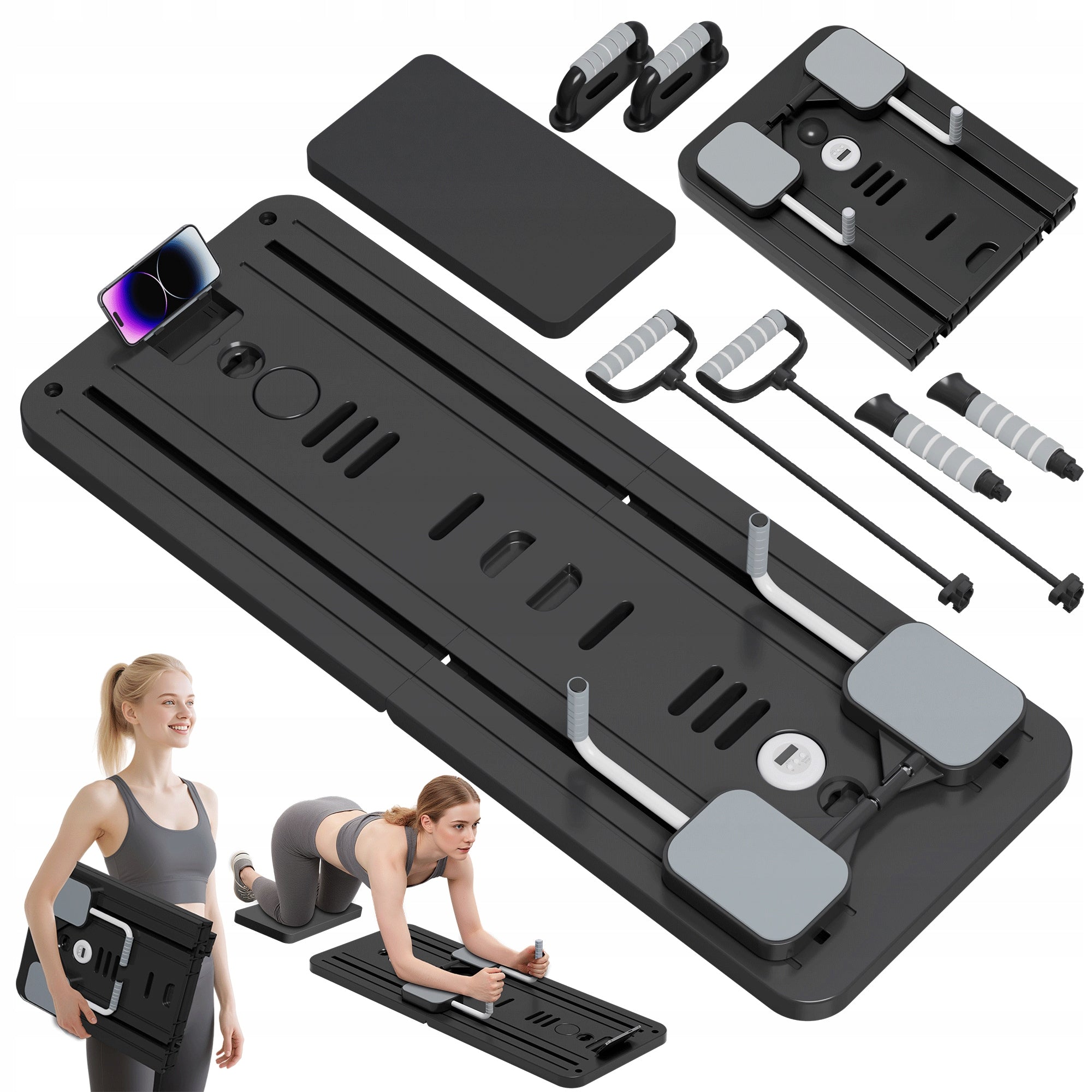Reformer Pilates Board 12in1–A Unique Gift for Active Ladies on Fitness