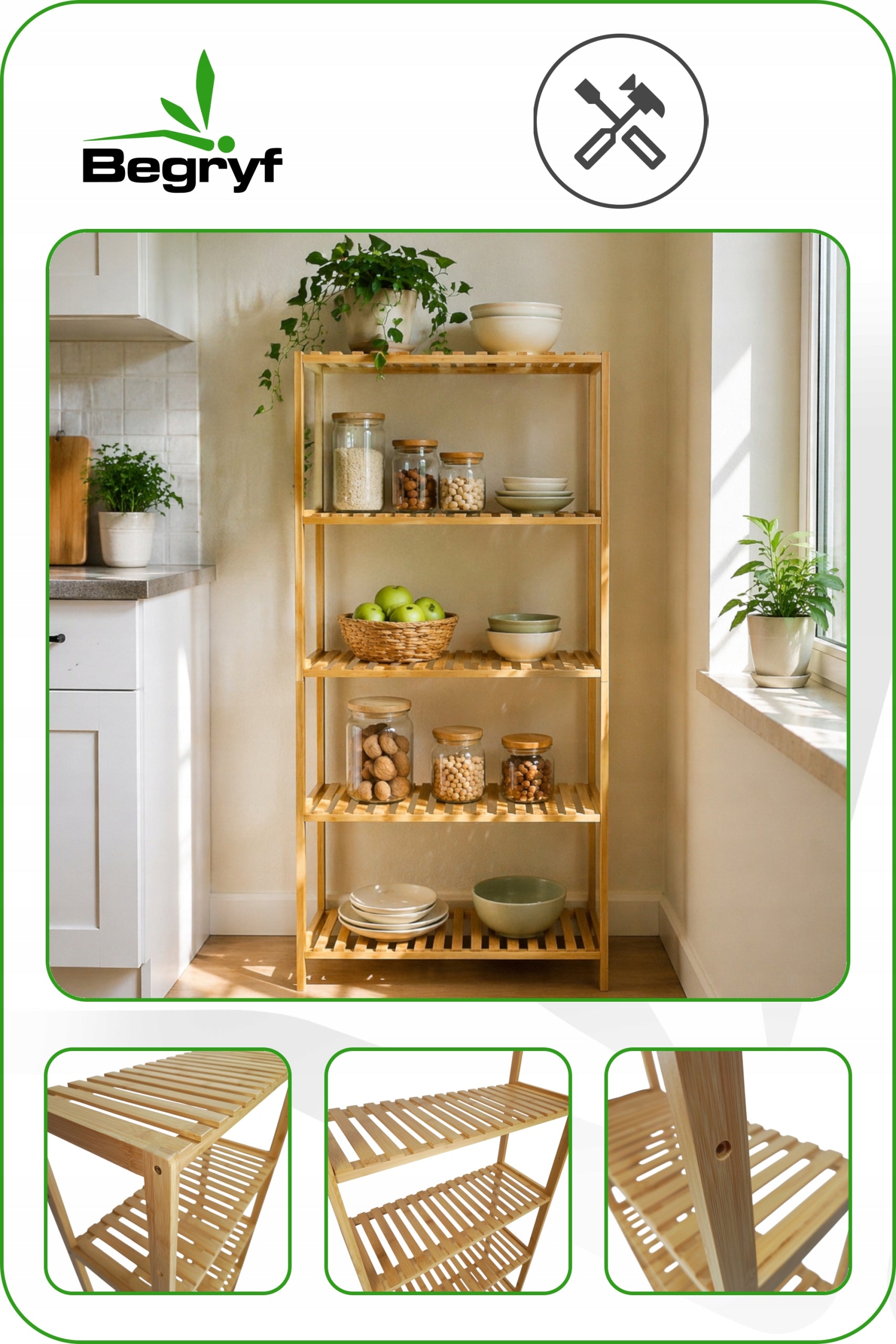 Regal Bamboo Bathroom Ladder Library Modern Industrial Packaging status original