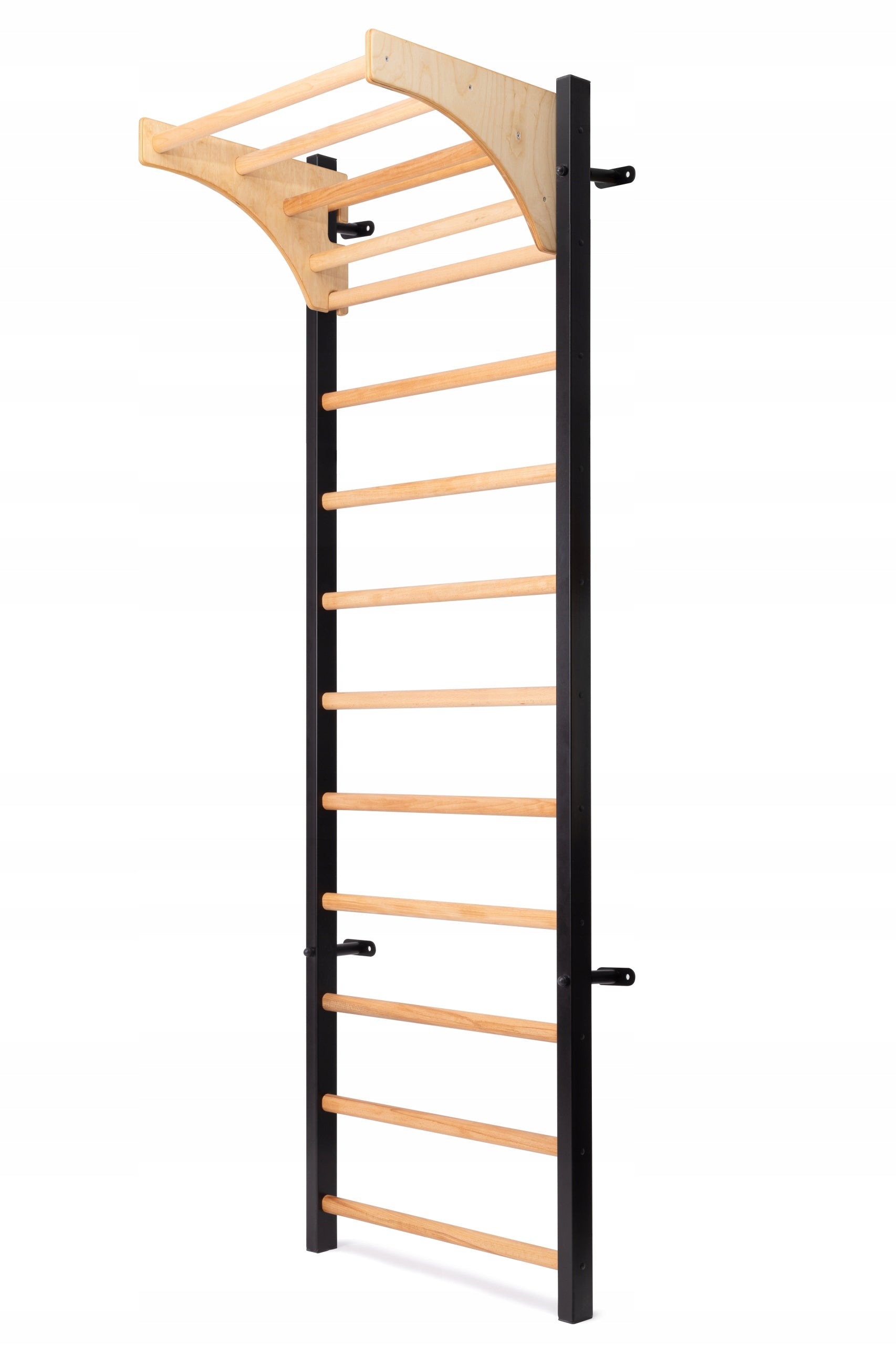 Rehabilitation Gymnastic Ladder for Exercise Steel Wood with Bar