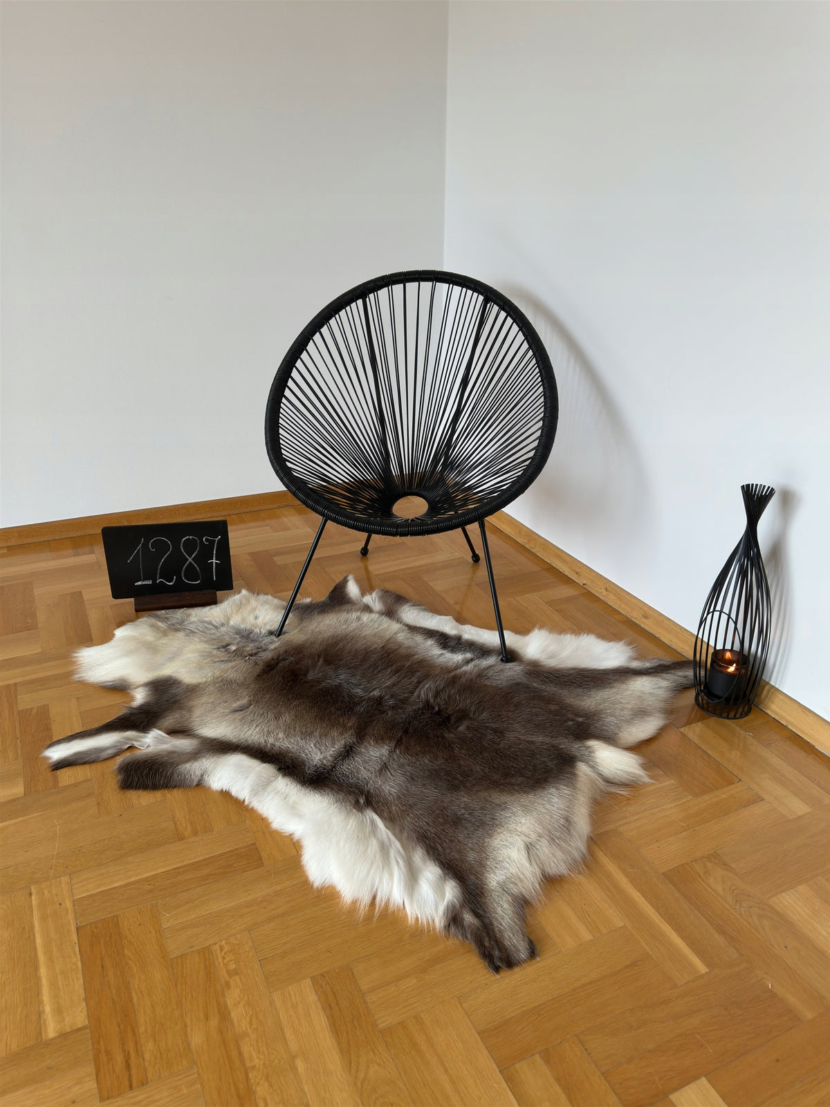 Reindeer leather 131x101 cm Exclusive Scandinavian Decoration Class B Brand no brand