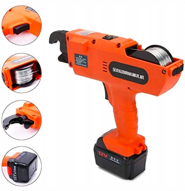 Reinforcement Binding Machine 12 V Cordless 12 Torque Ranges Manufacturer code Wiązarka Do Zbrojeń Maszynka Do Wiązania