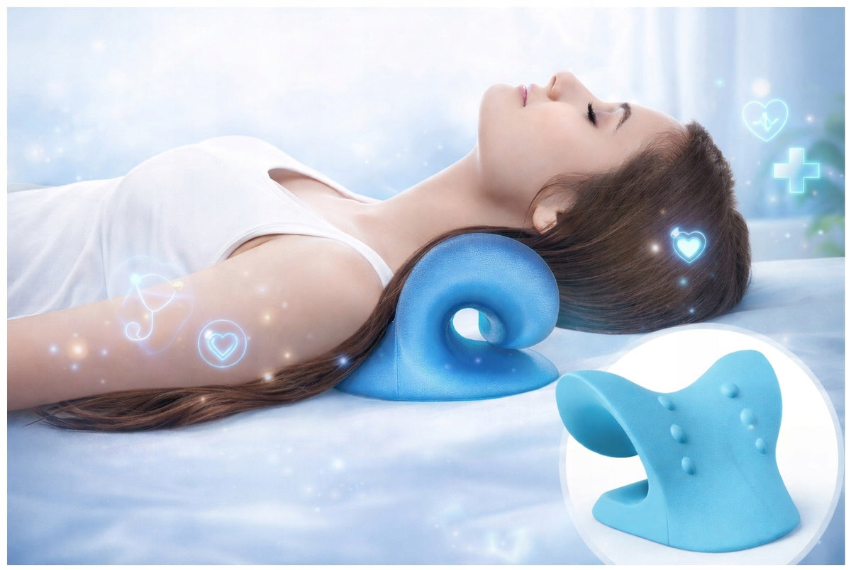 Relaxation pillow relaxing neck massage neck stretching device Packaging status original