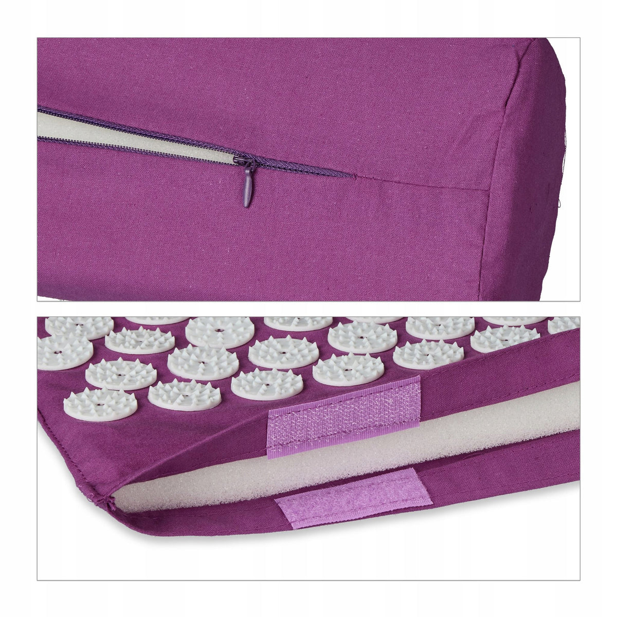 Relaxdays Acupressure Mat with Pillow and Bag - Stress Reduction - Blues Brand Relaxdays