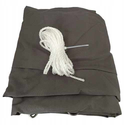 Relaxdays Rectangular sun sail 2 x 4 m dark grey Manufacturer code B0CWPJ9D9M