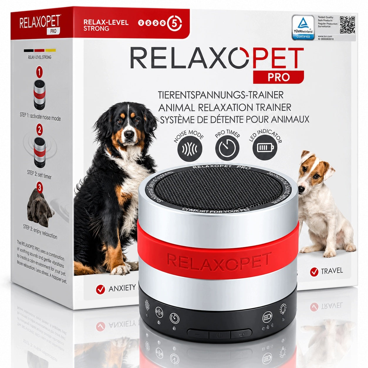 RelaxoPet PRO Relaxation Device for Dog for Stress Anxiety